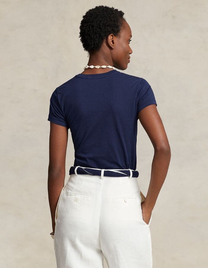 Ralph Lauren Dames t-shirt korte mouw marine