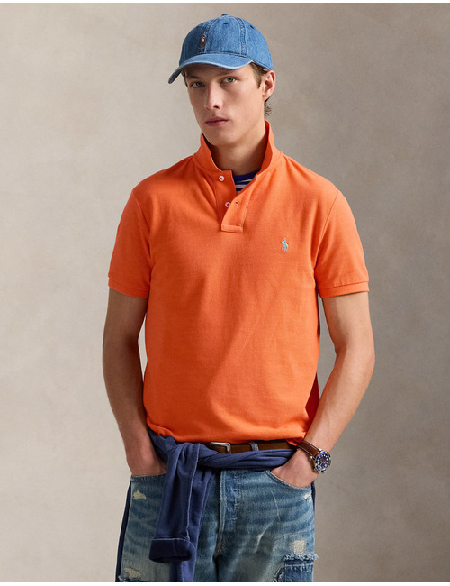 Custom slim fit mesh Polo shirt  