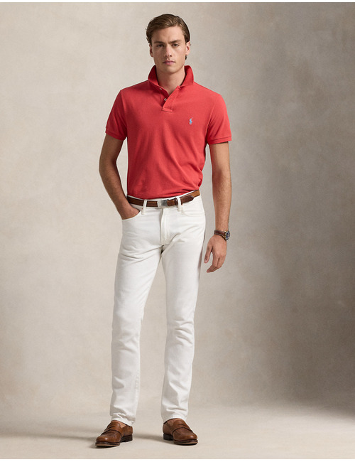 Custom slim fit mesh Polo shirt  