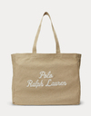 Geborduurde canvas tote  