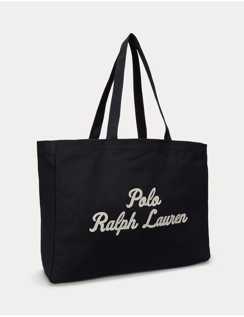 Geborduurde canvas tote  