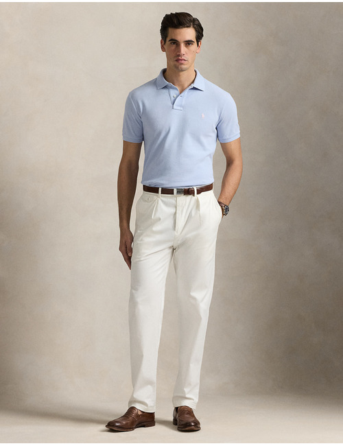 Custom slim fit mesh Polo shirt  