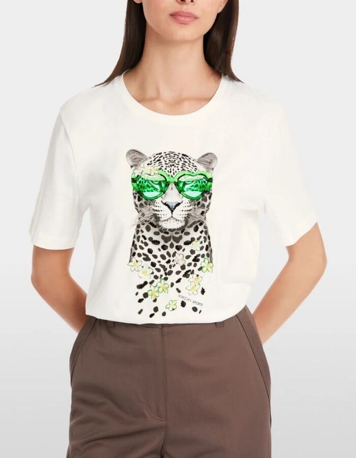 Marccain t-shirt korte mouw wit