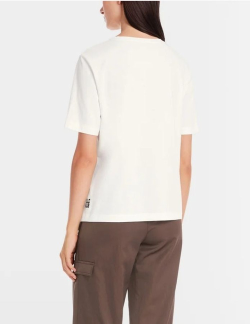 Marccain t-shirt korte mouw wit