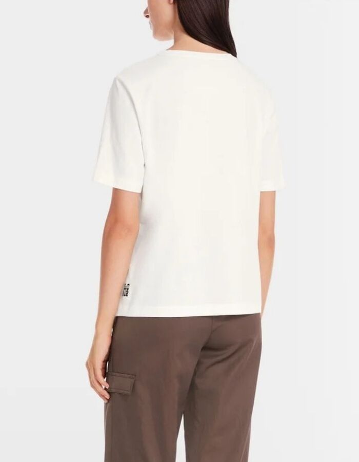Marccain t-shirt korte mouw wit