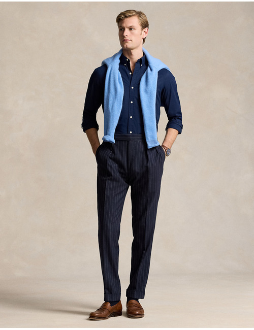 Slim Fit Stretch Poplin Overhemd  