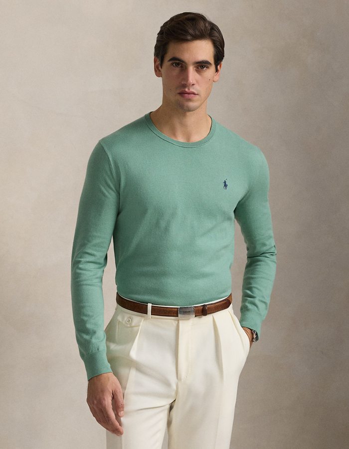 Slim Fit Gebreide Katoenen Trui