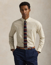 Slim Fit Gingham Stretch Poplin Overhemd  