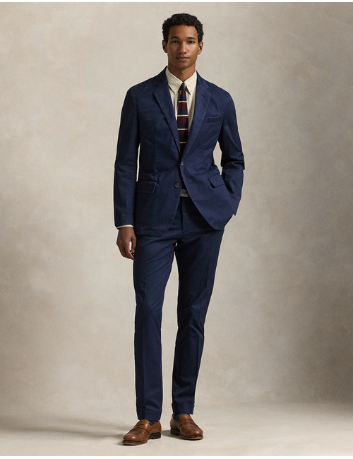 Slim Fit Gingham Stretch Poplin Overhemd  