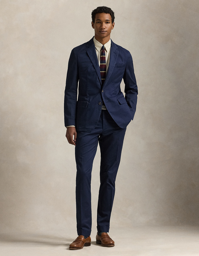 Slim Fit Gingham Stretch Poplin Overhemd  