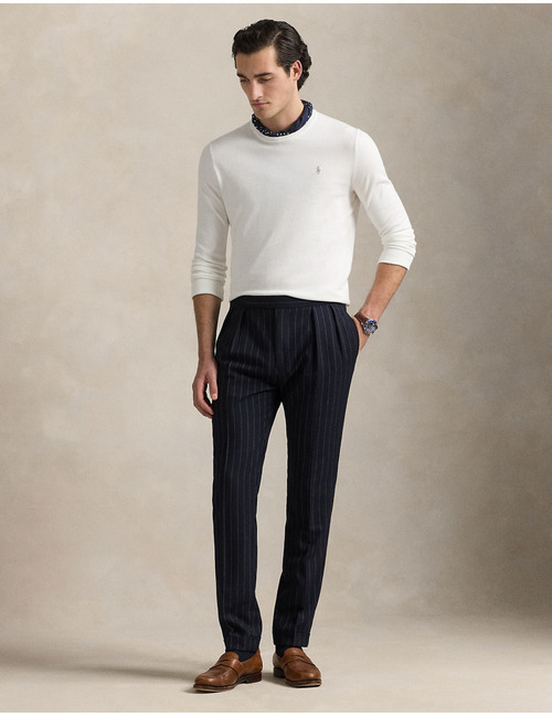 Slim Fit Gebreide Katoenen Trui