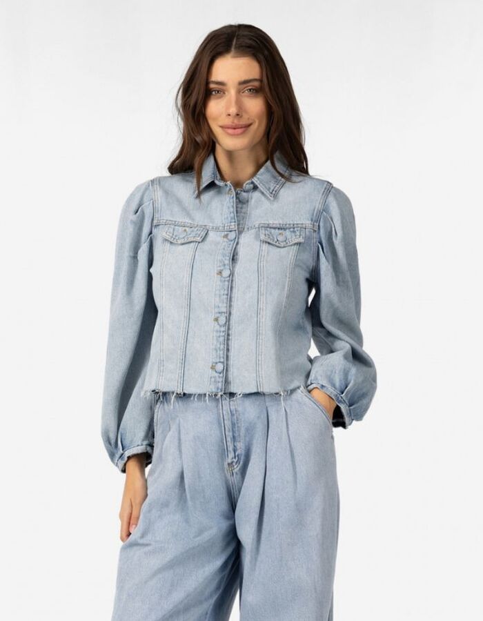 Ibana jeansjas lichte washing