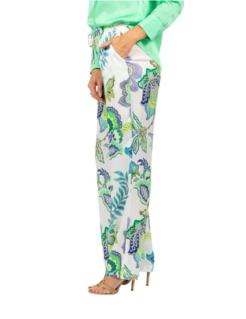 Due Amanti broek met elatische band ecru