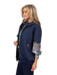 Due Amanti poncho marine