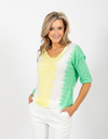 Due Amanti korte mouw pull groen