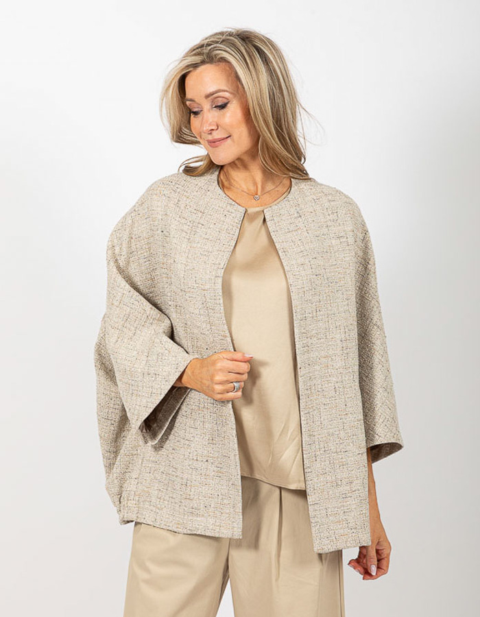 Due Amanti poncho beige