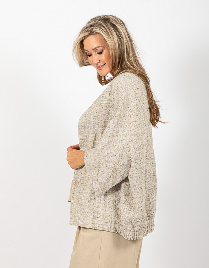 Due Amanti poncho beige