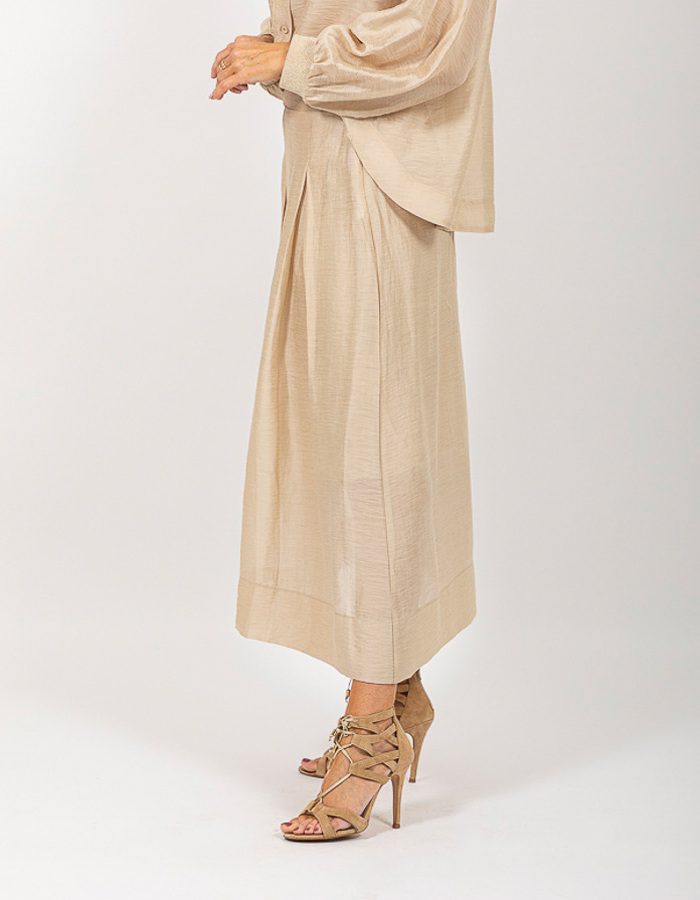 Due Amanti lange rok beige