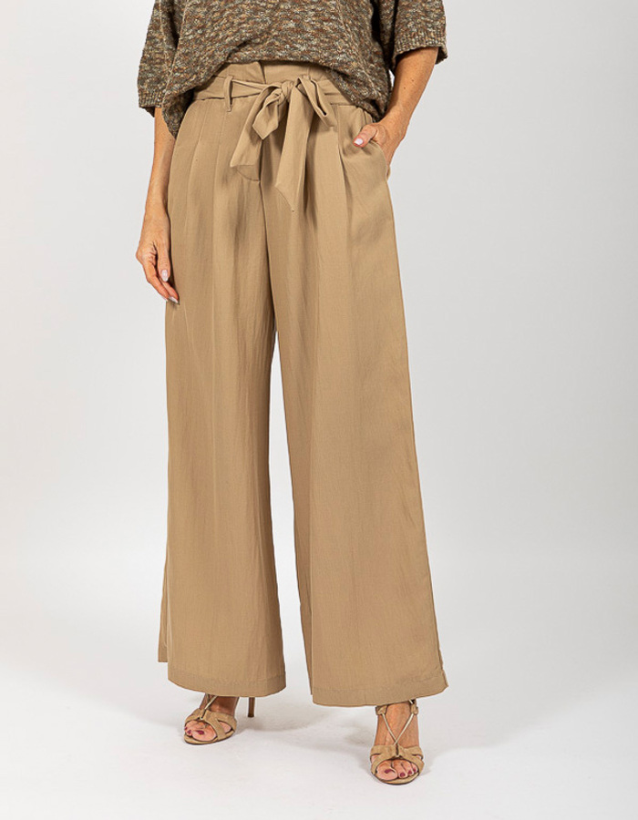 Due Amanti geklede broek beige