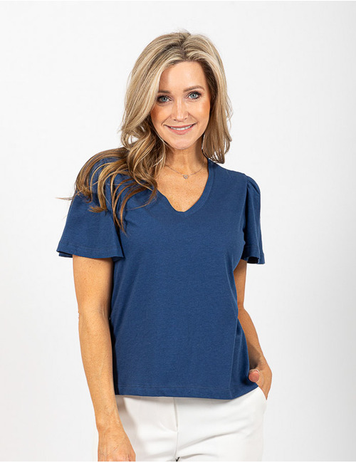 Due Amanti t-shirt korte mouw blauw