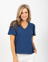 Due Amanti t-shirt korte mouw blauw