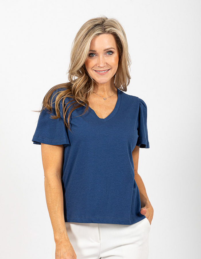Due Amanti t-shirt korte mouw blauw