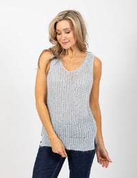 Due Amanti pull blauw