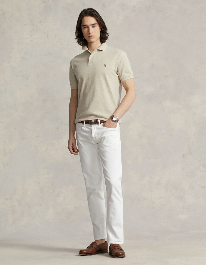 Slim fit mesh Polo shirt  