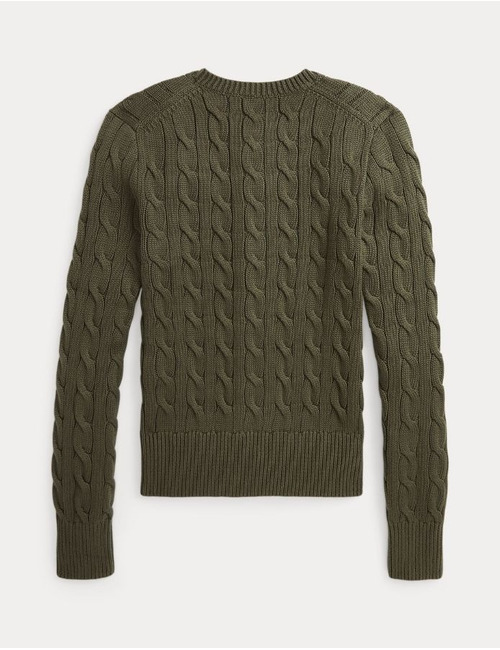 Ralph Lauren Dames lange mouw gilet kaki