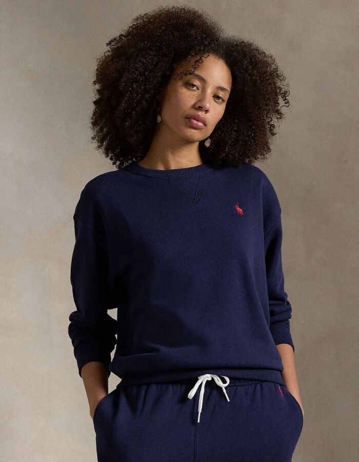 Ralph Lauren Dames lange mouw sweater blauw