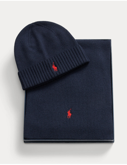 Merino Wool Beanie & Sjaal Giftset  