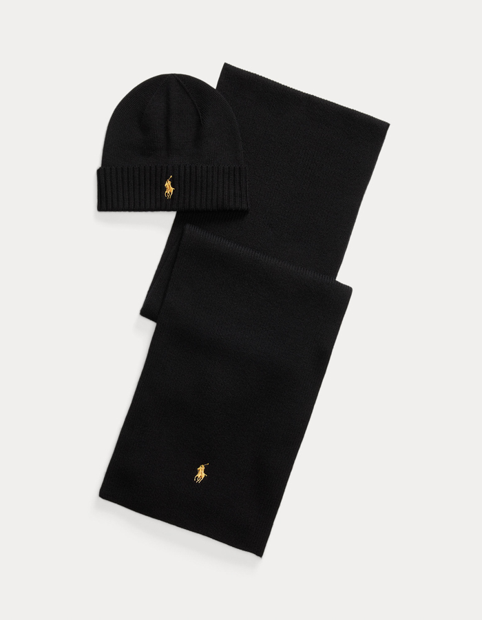Merino Wool Beanie & Sjaal Giftset  