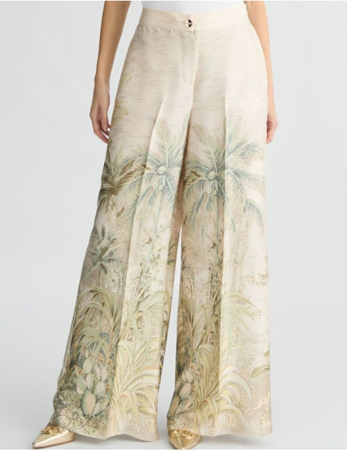 Liu Jo geklede broek beige