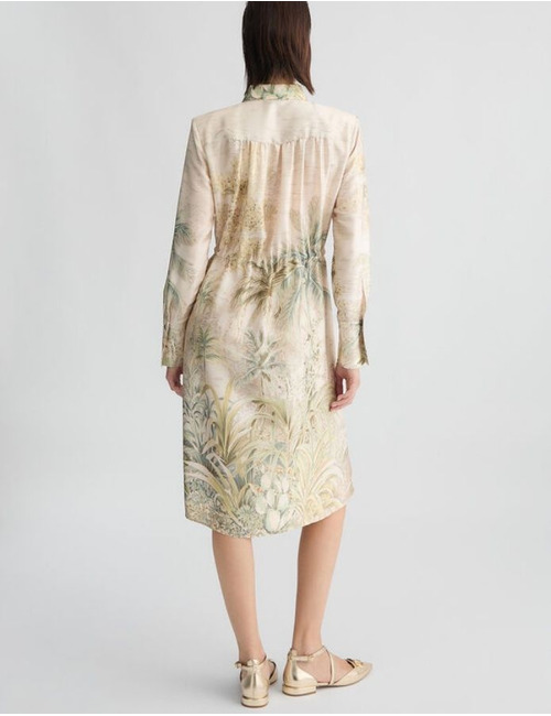 Liu Jo midi kleed beige