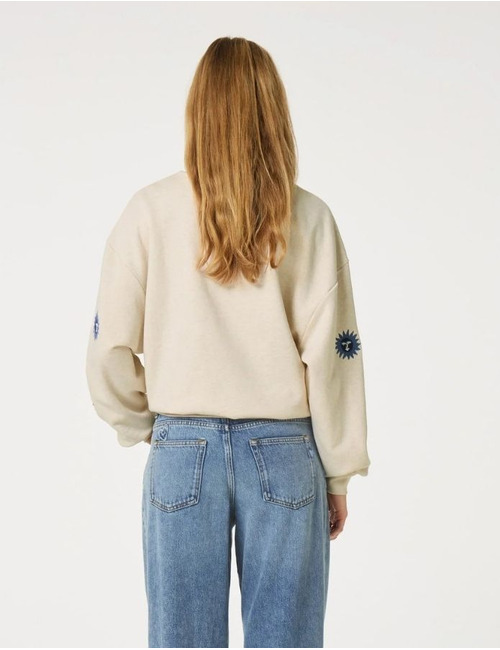 Fabienne Chapot lange mouw sweater beige