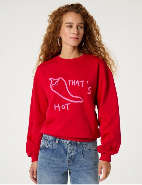Fabienne Chapot lange mouw sweater rood