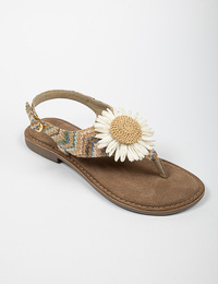 Lazamani platte sandalen multicolor