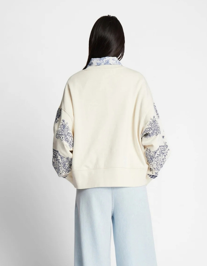 Munthe lange mouw sweater ecru