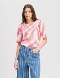 Munthe t-shirt korte mouw rood