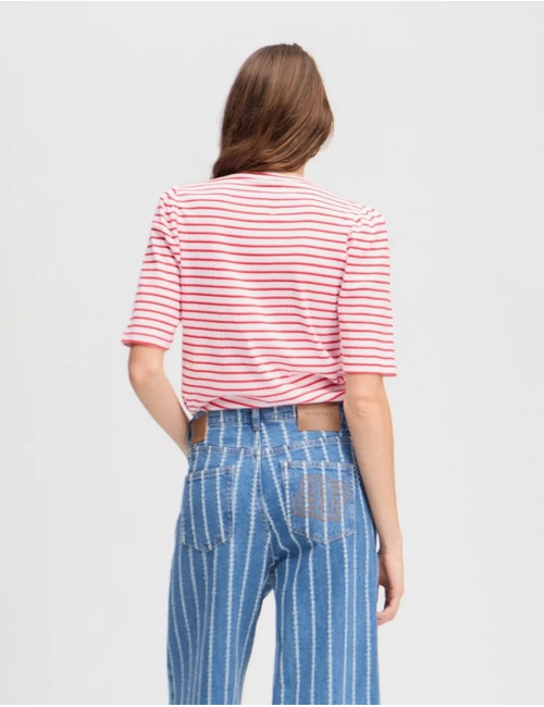 Munthe t-shirt korte mouw rood