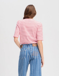 Munthe t-shirt korte mouw rood