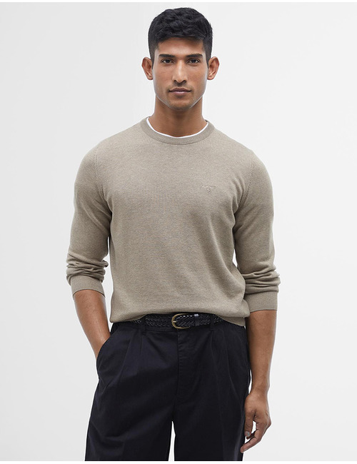 Pima Cotton Crew Neck Trui - Tailored Fit  