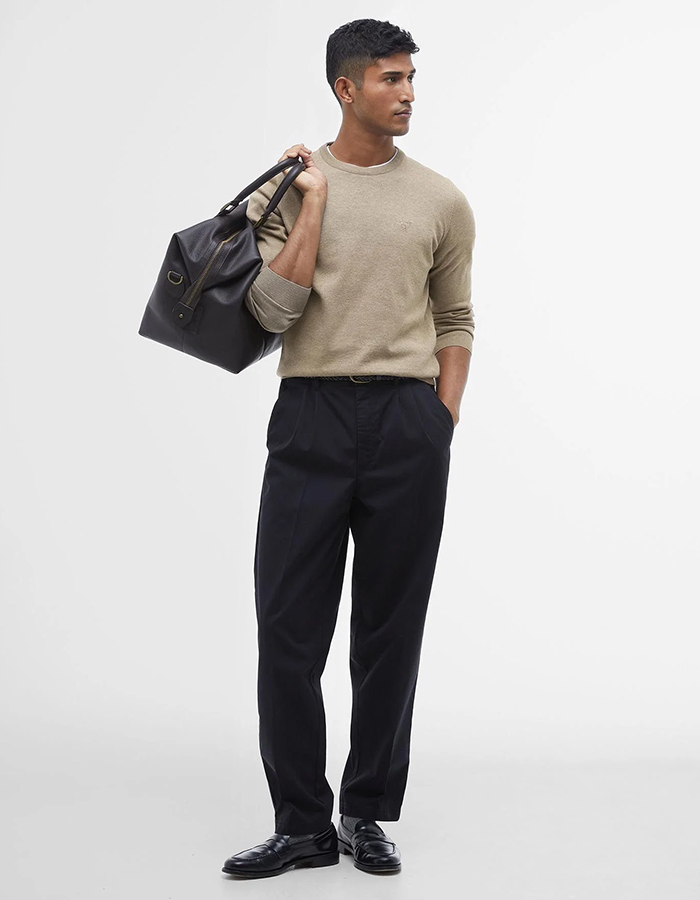 Pima Cotton Crew Neck Trui - Tailored Fit  