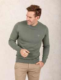 Pima Cotton Crew Neck Trui - Tailored Fit  