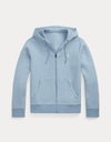 Double-knit full-zip hoodie