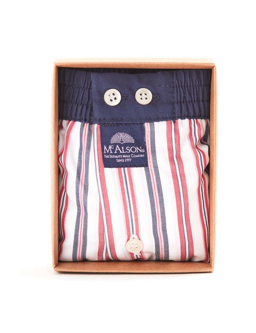 Men Boxershort Striped pink