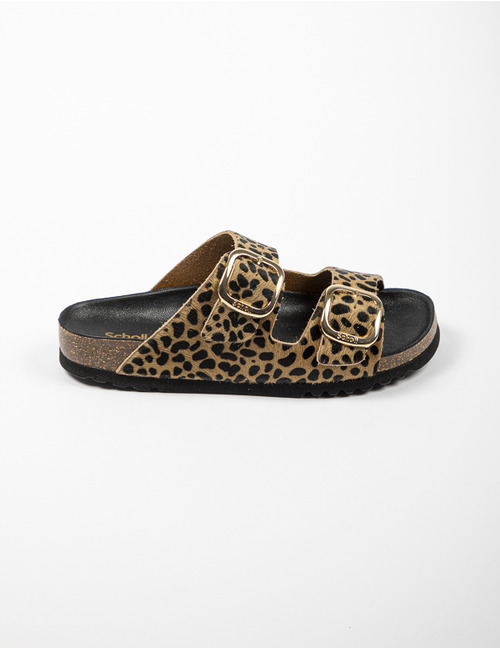 Scholl birkenstock leopard