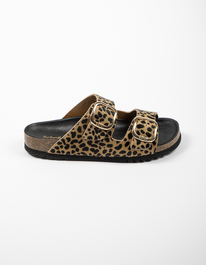 Scholl birkenstock leopard