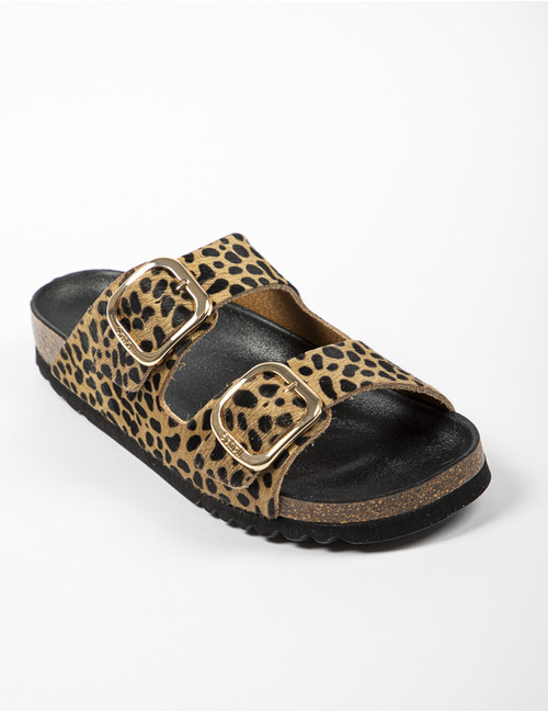 Scholl birkenstock leopard