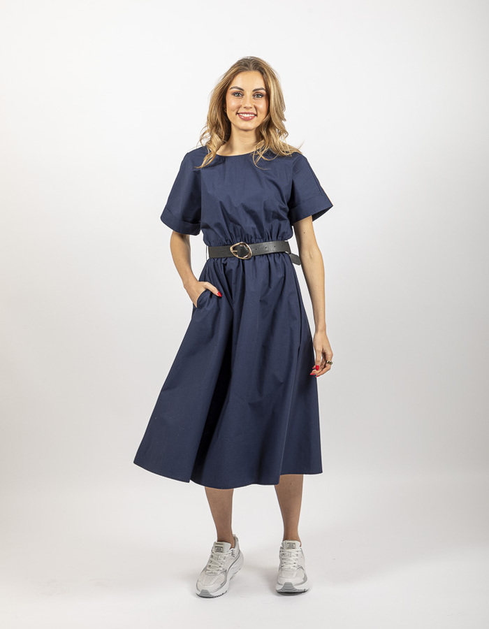 Kocca midi kleed marine